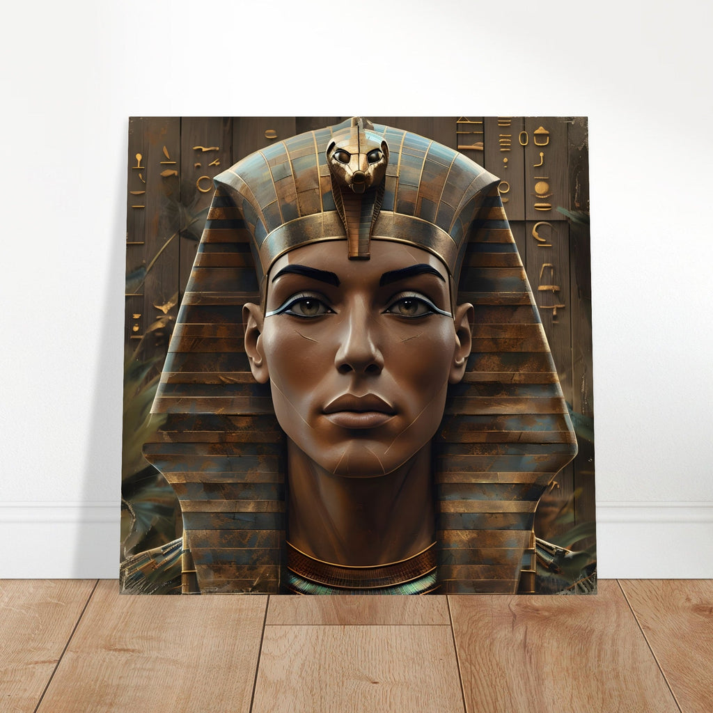 Retro Futurism Pharaoh Poster – Stylish Egyptian Wall Art | Bold Modern Decor