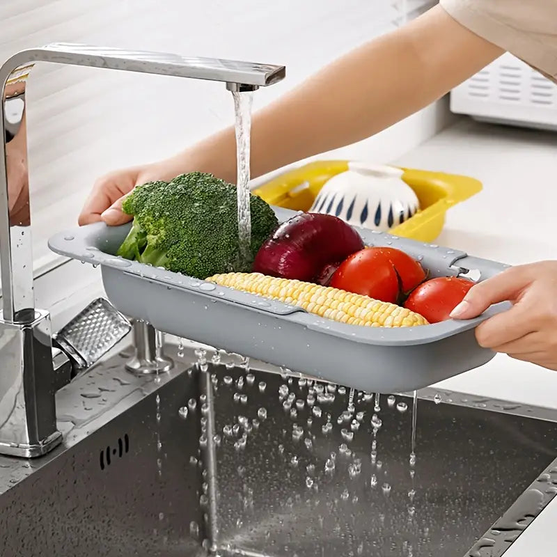 Retractable Kitchen Sink Strainer – Multifunctional Drainer Basket
