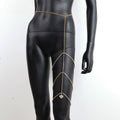 Multi-Layer Body Shape Diamond Love Leg Chain Beach