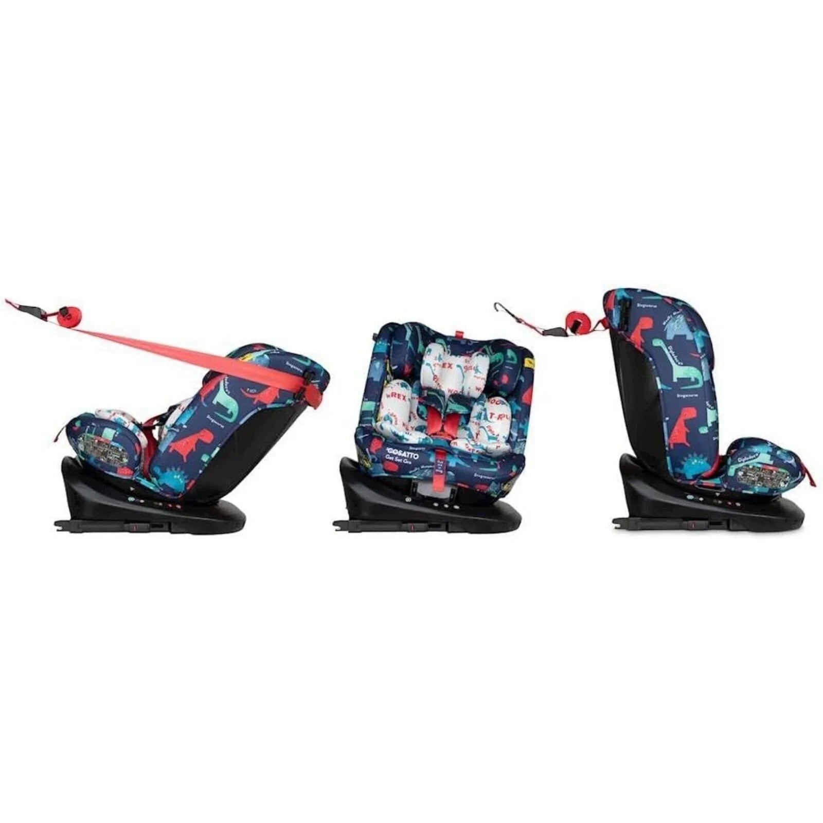 Cosatto Get Set Grow i-Size 360 Car Seat - D Is For Dino