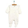 HelloBaby Newborn Baby Girl Footed Jumpsuit - White