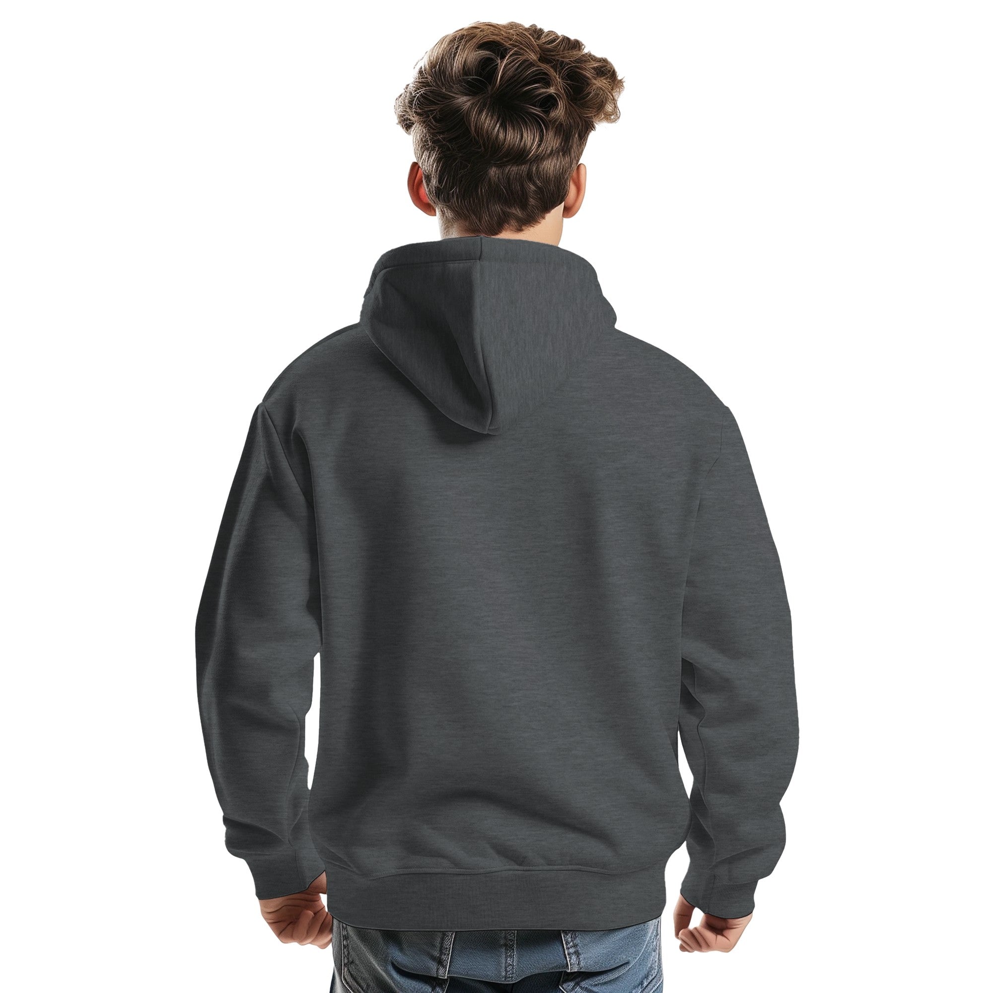 Love Is Love Hoodie – Retro LGBTQ+ Pride Pullover | JustHoods JH001 Premium Unisex Sweatshirt with Rainbow Pocket Print