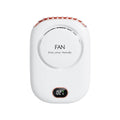Lazy Leafless Hanging Neck Fan Digital Display Silent