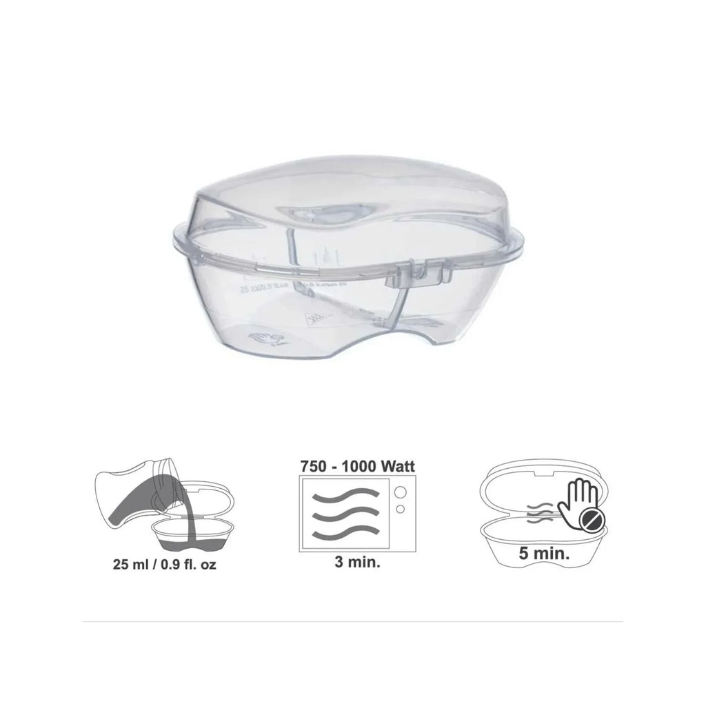Mamajoo Orthodontic Soothers with Steriliser Box 6+ months Pack of 2 - Powder Pink & Blush