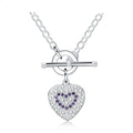 Zirconium Diamond Crystal Necklace Romantic Valentine's Day Gift