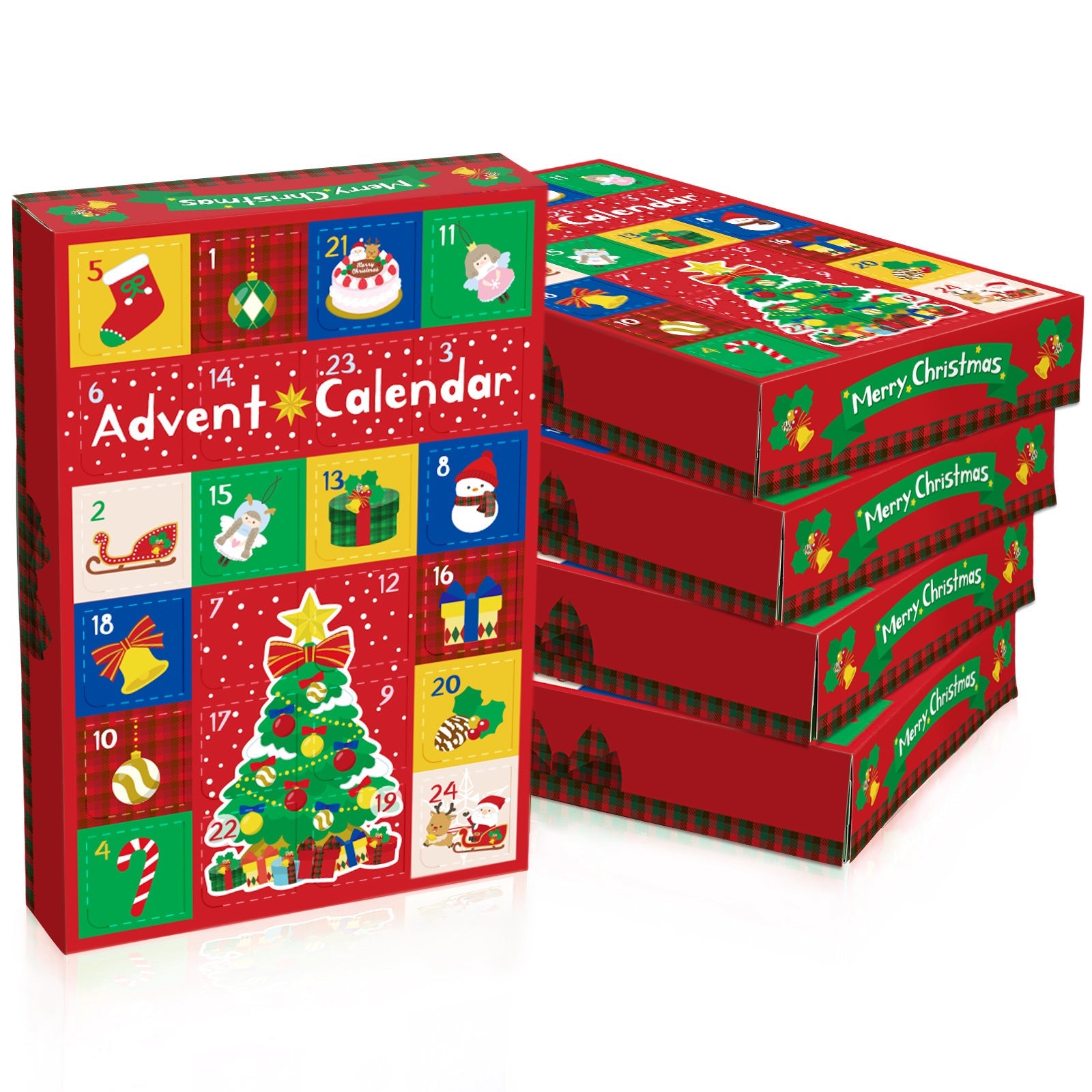 24 Grid Christmas Gift Box Blind  Packaging