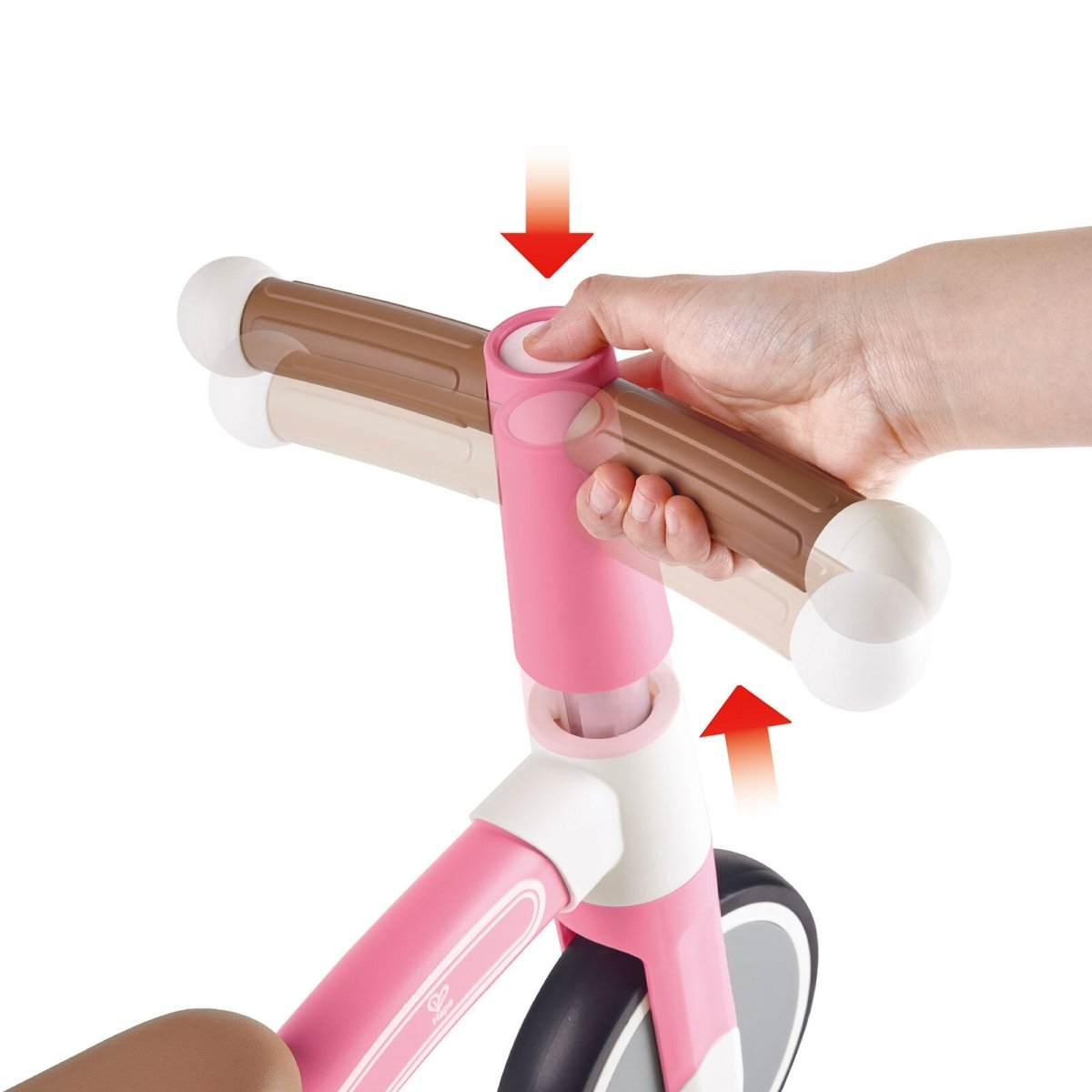 Hape First Ride Toddler Balance Bike, Pink
