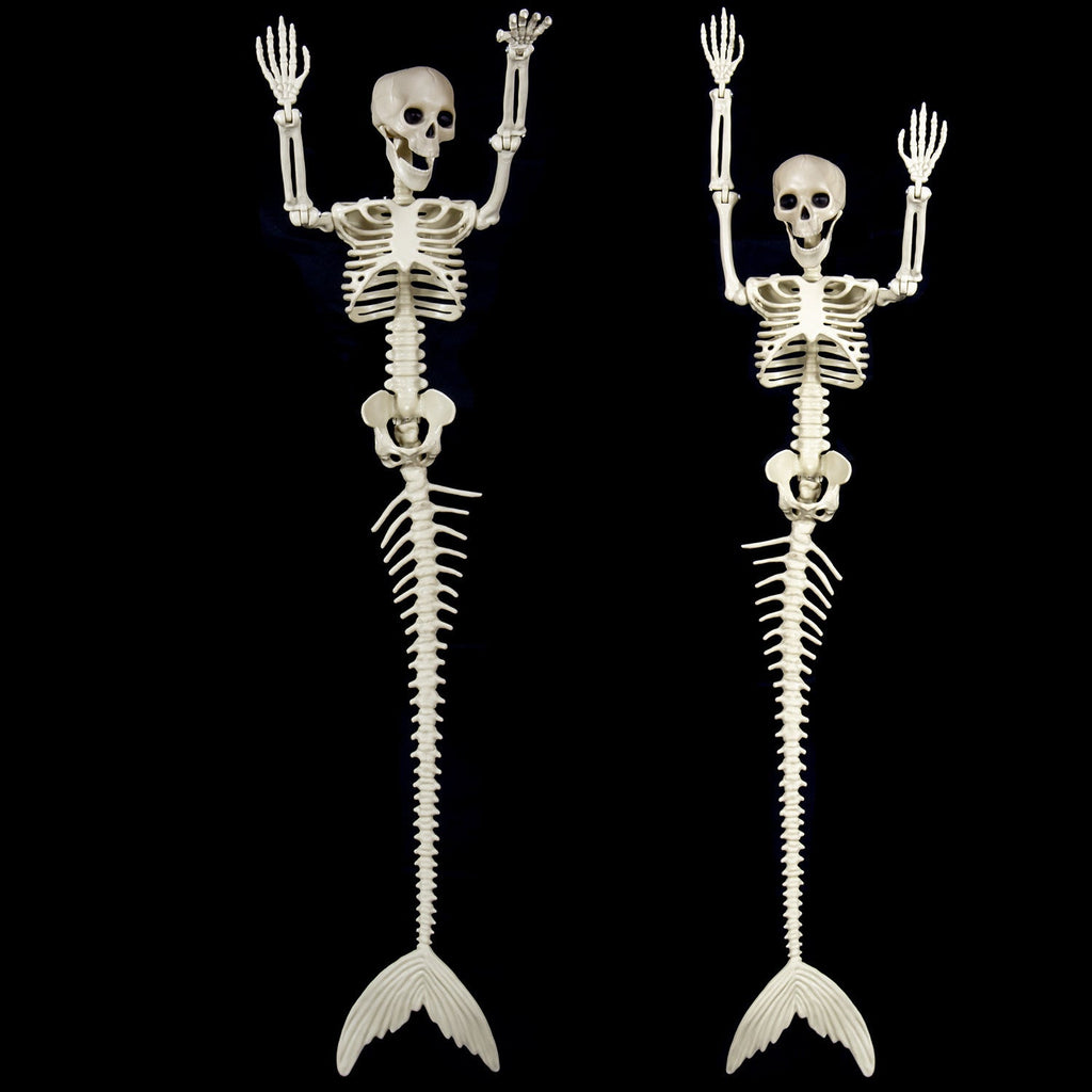 Halloween Skull Fish Skeleton Hanger 80cm - Realistic Spooky Decoration