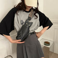 Cute Cat Women's Chest Bag Simple Printing