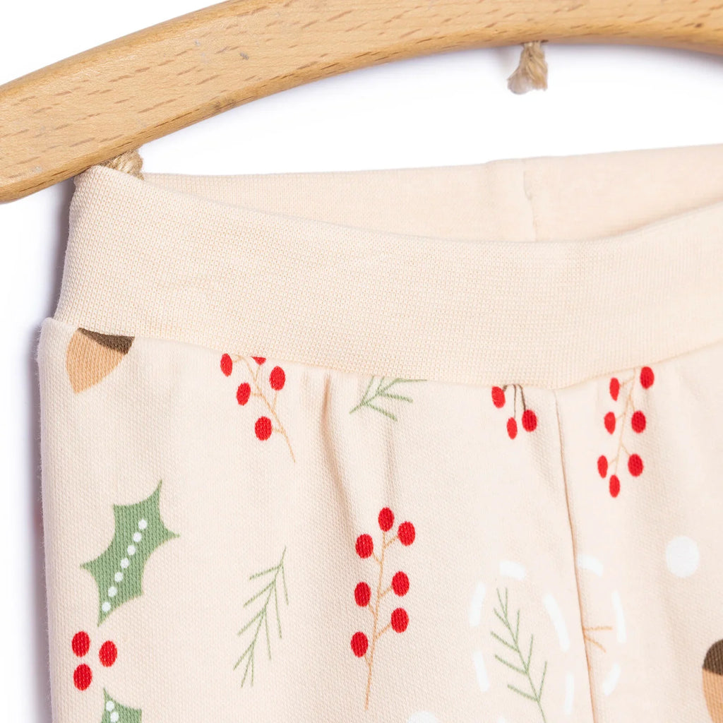 HelloBaby Christmas Baby Girl Themed 2 Piece Bottom - Red