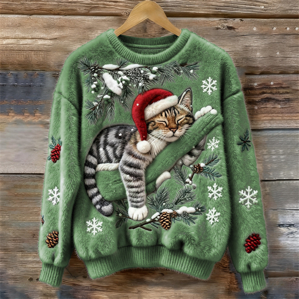 Women's 3D Digitally Printed Christmas Hoodie