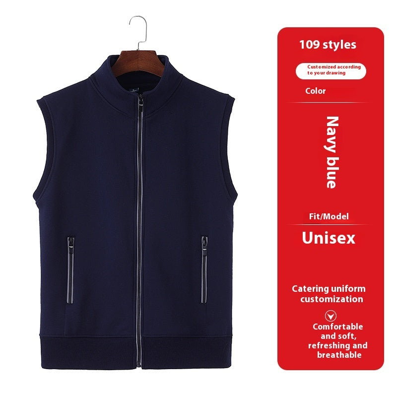Vest Overalls Printing Net Coffee Catering Supermarket Volunteers