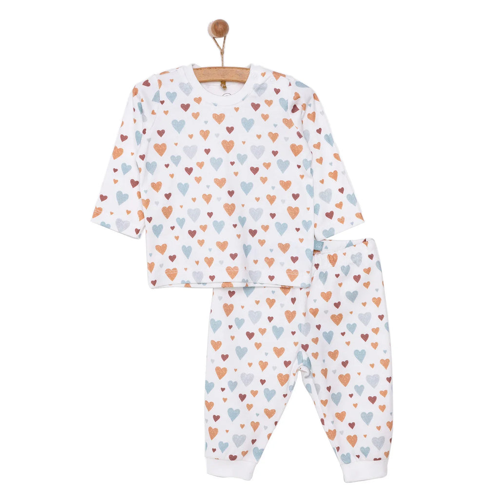 Pambuliq Baby Girl Long Sleeve Pyjamas Set Beige