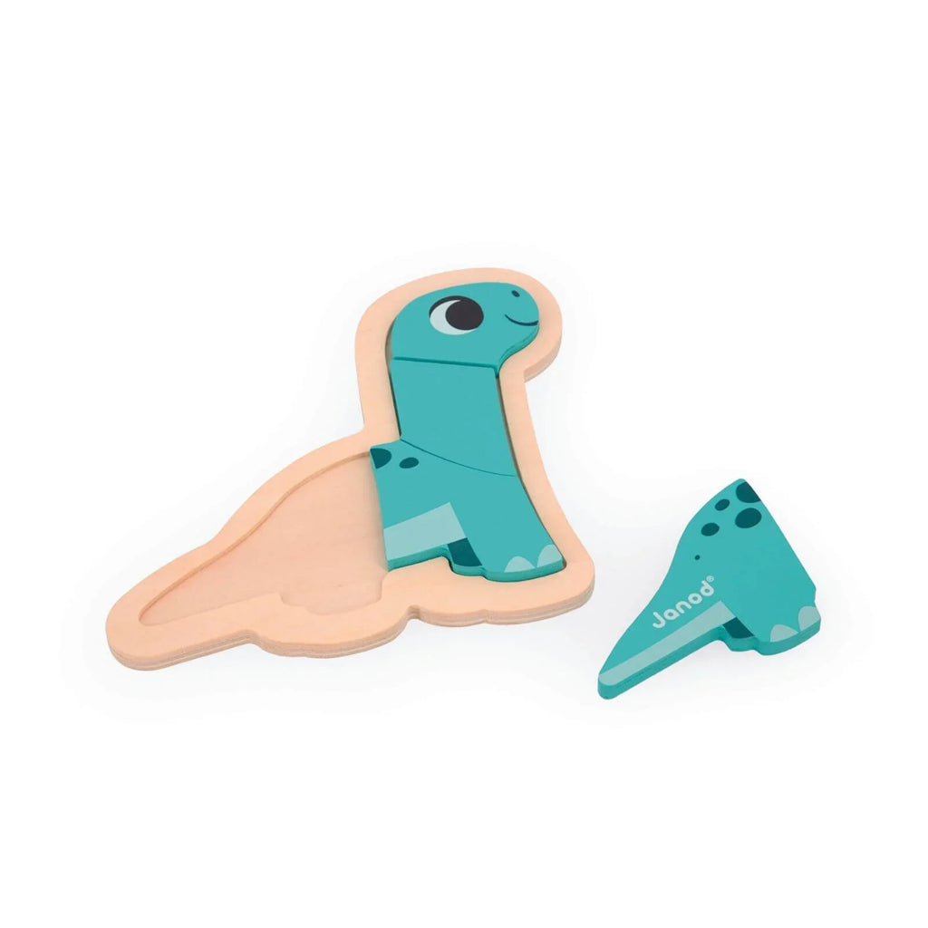 Janod 4 Progressive Puzzles Dino