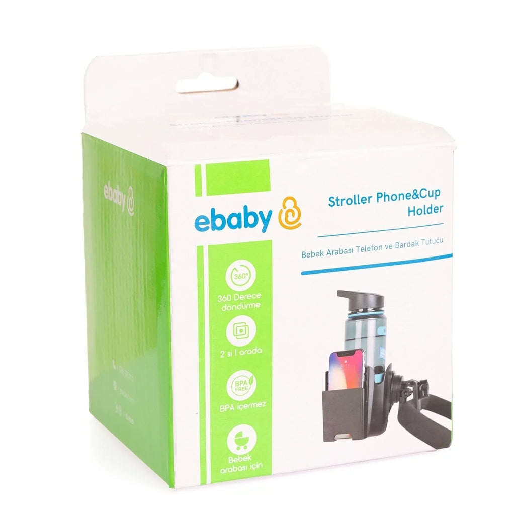 ebaby Stroller Phone & Cup Holder