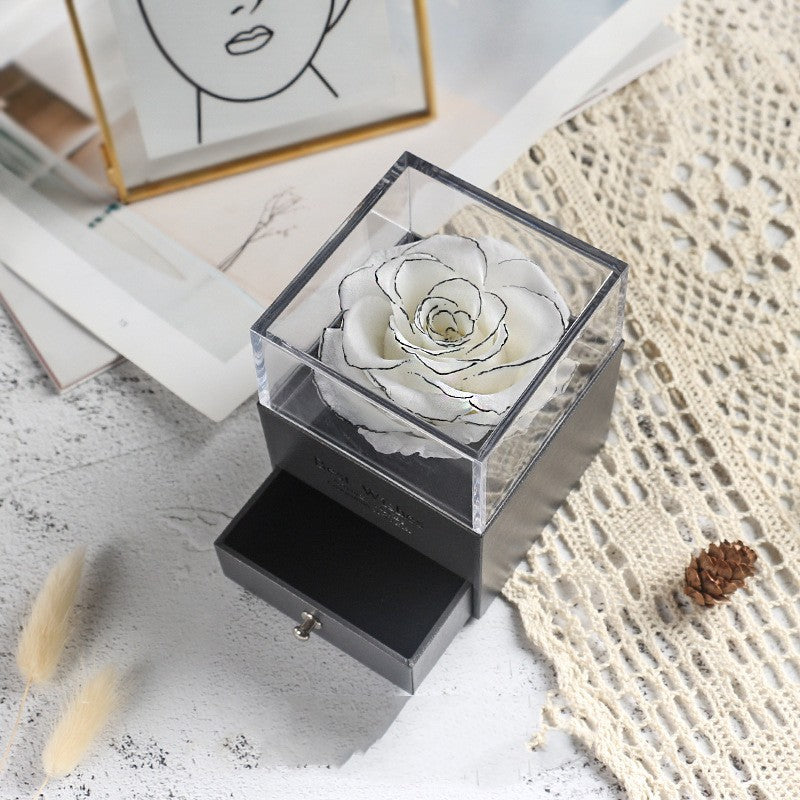 Eve Valentine's Day Eternal Flowers Gift Box Ornaments