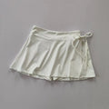 Sports Yoga Skirt Badminton Tennis Skirt Pants Half-Body Quick Drying Pocket Skirt Side Split Strap Skirt Pants for Outwear