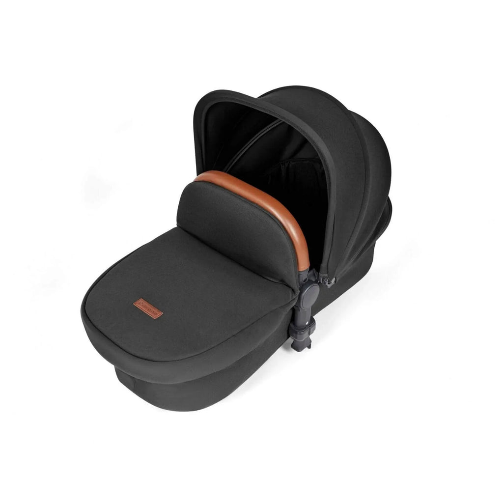 Ickle Bubba Stomp Luxe 2-in-1 Pushchair & Carrycot - Black/Midnight/Tan