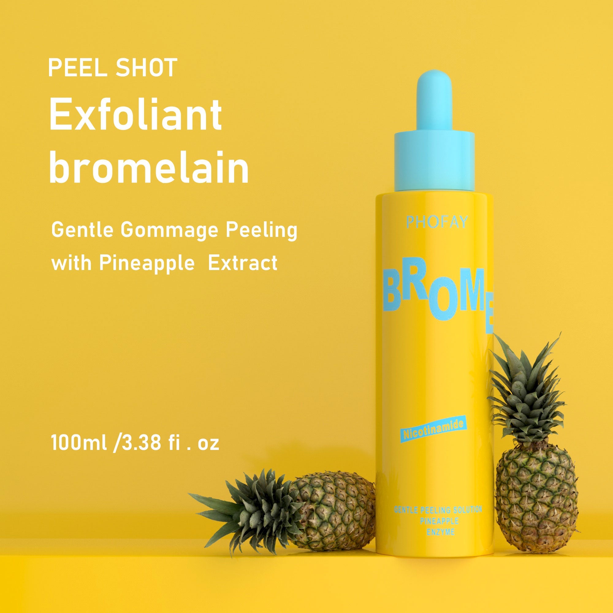 PHOFAY GENTLE PEELING SOLUTION PAPAYA ENZYME AHA BHA