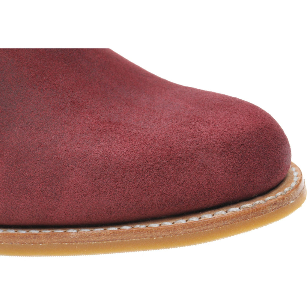Herring Tamara Ladies ladies rubber-soled Chelsea boots in plum suede