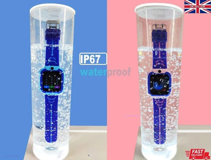 Kids GPS Smart Watch Phone SOS Tracker Camera Boys Girls 4-12 Years Safety Watch