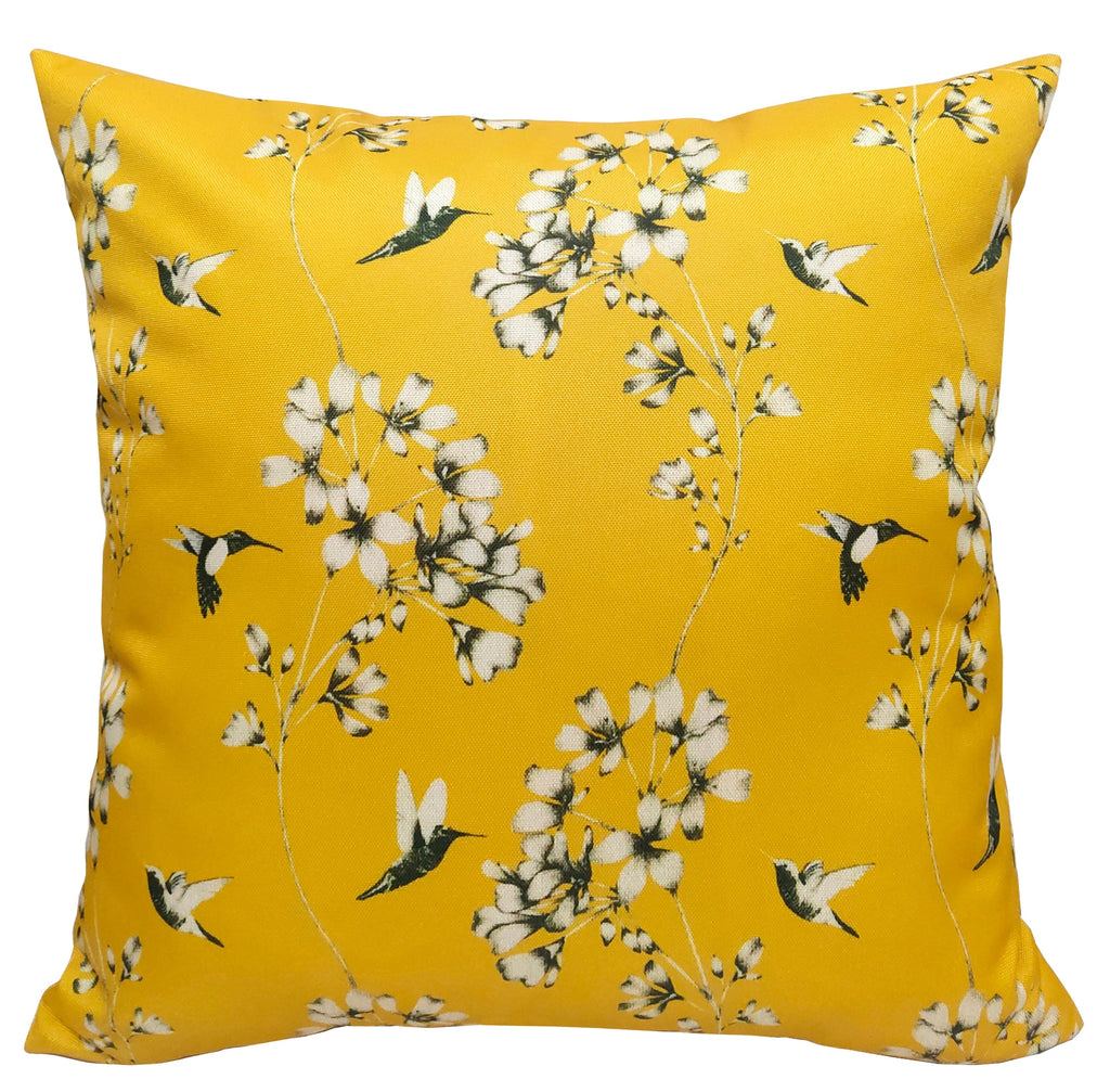 Jardin Ochre Waterproof Outdoor Cushions for Patio Garden and Poolside Durable Stylish Polyester Seating by OLIVIA ROCCO