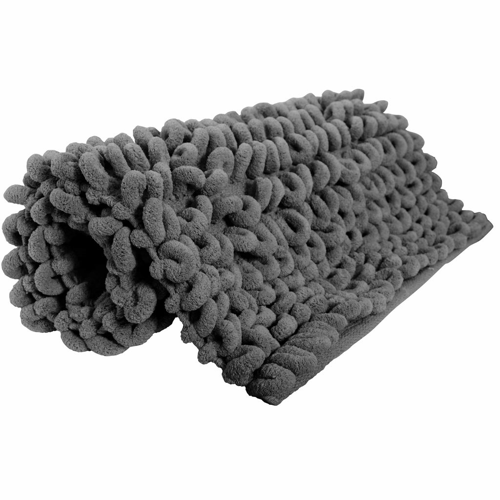 Jumbo Loop Bath Mat Non Slip Water Absorbent Rug for Shower & Toilet Large Size Floor Mats by OLIVIA ROCCO