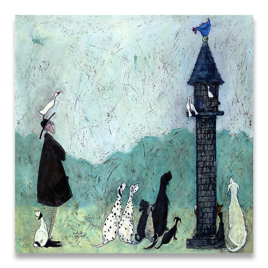 Landscape Love & Dogs Wall Art Prints – Nordic Vintage Posters (13 Styles)
