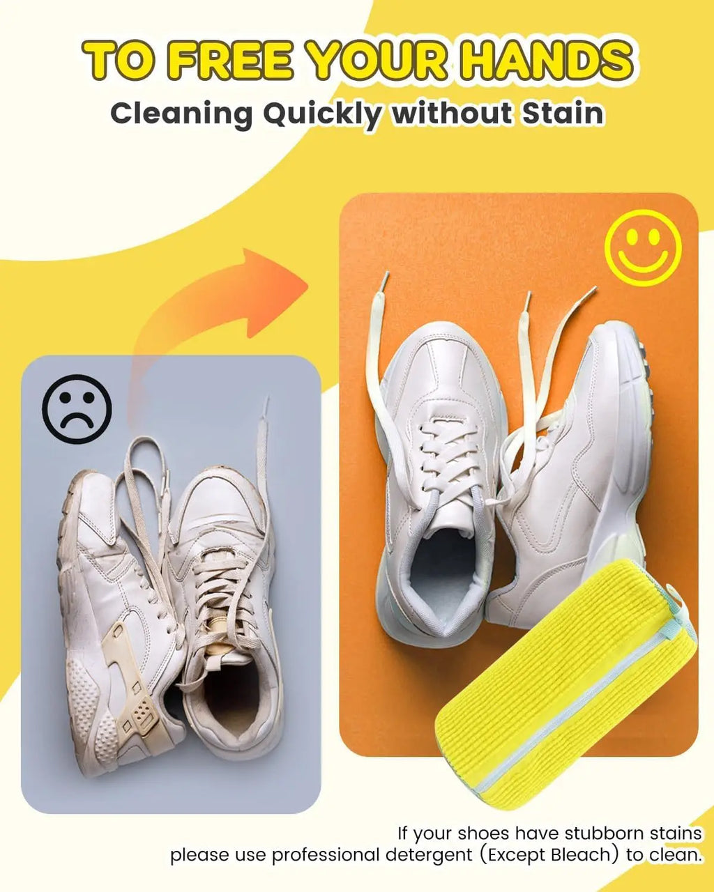 Laundry Shoe Washing Bag – Padded Net Protector for Machine Wash