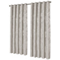 Leaf Natural Sparkle Blackout Curtains Super Soft Thermal Insulated Eyelet Drapes for Living Room & Bedroom 2 Panels by OLIVIA ROCCO