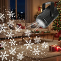 LED Snowflake Christmas Projector Light – Rotating USB Indoor Lamp