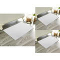 Pack of 3 Luxe Ultra-Soft Deep Cotton Pile Bathmats Handcrafted Eco-Friendly Absorbent Quick-Drying Premium Cotton Rug for Bathroom Decor by OLIVIA ROCCO