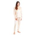Luxurious Women's Soft Crushed Velvet Pyjama Set Comfortable Loungewear Stylish Nightwear by Daisy Dreamer