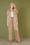 Yumi Stone Cargo Trousers