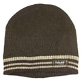 Men's 3M Thinsulate Insulated Fleece Lined Knitted Beanie Hat with Striped Design for Skiing Hiking Camping by Sock Stack