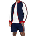 Men Sport Shorts Tracksuit Set