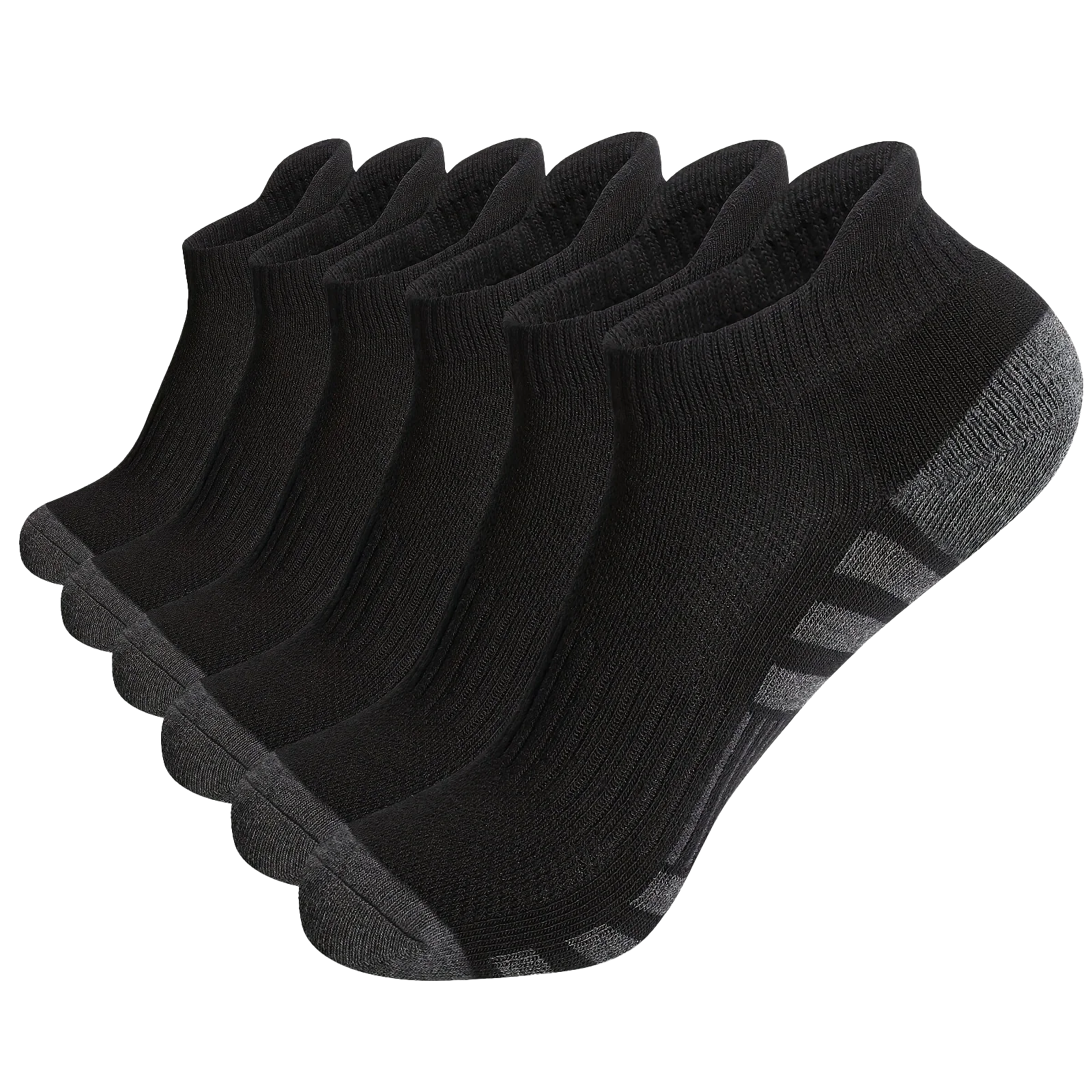 Men’s Gym & Outdoor Socks – 6 or 12 Pairs Soft Grip Crew