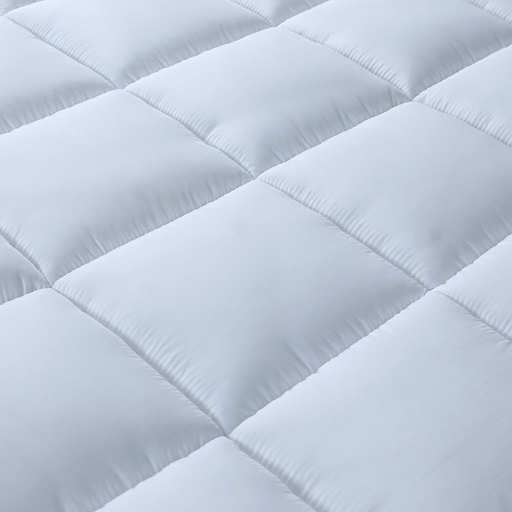 Microfibre Mattress Topper Heavy Fill Extra Deep Super Soft Anti-Allergy Bed Topper for Ultimate Comfort by OLIVIA ROCCO