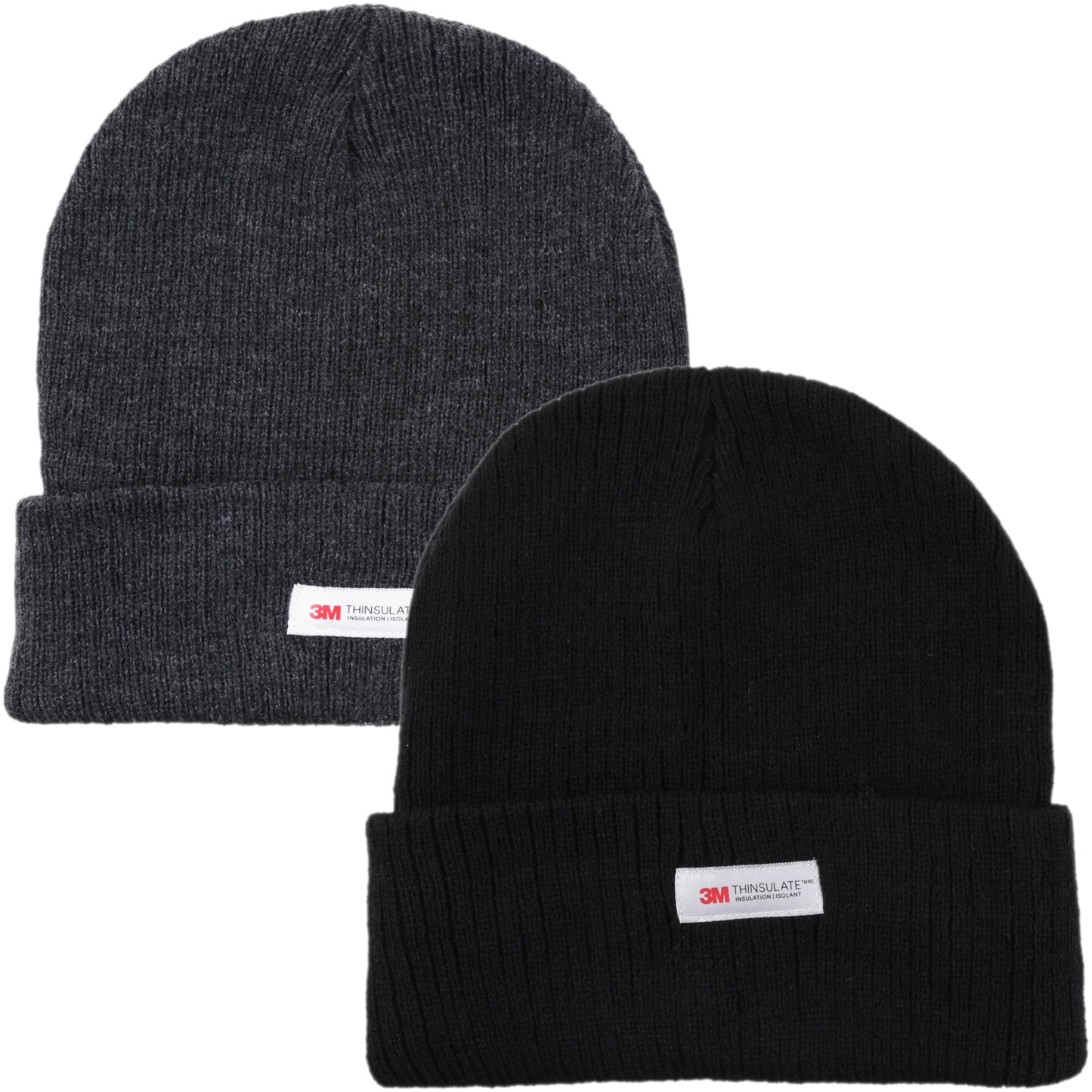 HeatGuard Thinsulate Ribbed Thermal Beanie Hat