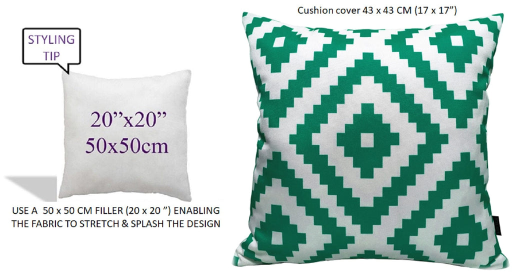 Nairobi Lime Green Outdoor Waterproof Patio Garden Cushions Durable Weather-Resistant Polyester Comfortable Hollow-Fibre Filled Versatile Indoor Outdoor Use by OLIVIA ROCCO