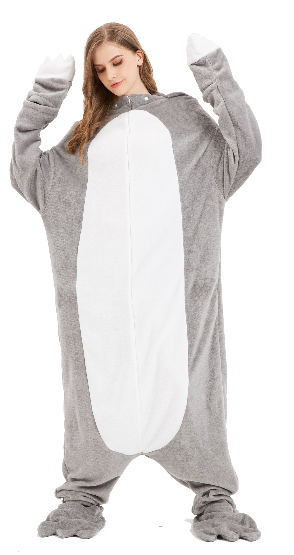 Oversized Koala Animal Wearable Blanket Hoodie Soft Fleece Hooded Blanket with Sleeves Warm Winter Loungewear by OLIVIA ROCCO