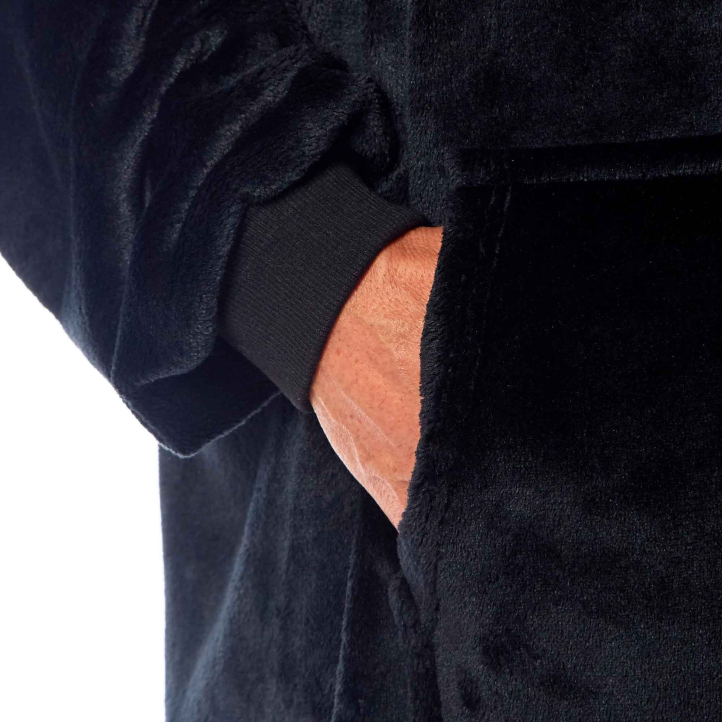 Oversized Men's Hooded Blanket Sweatshirt with Sherpa Lining Plush Wearable Hoodie for Lounging Camping One Size Fits All by Daisy Dreamer