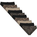 Pack of 10 Women's Animal Print Briefs Zebra Leopard Low Rise Knickers Cotton Underwear Set Daisy Dreamer