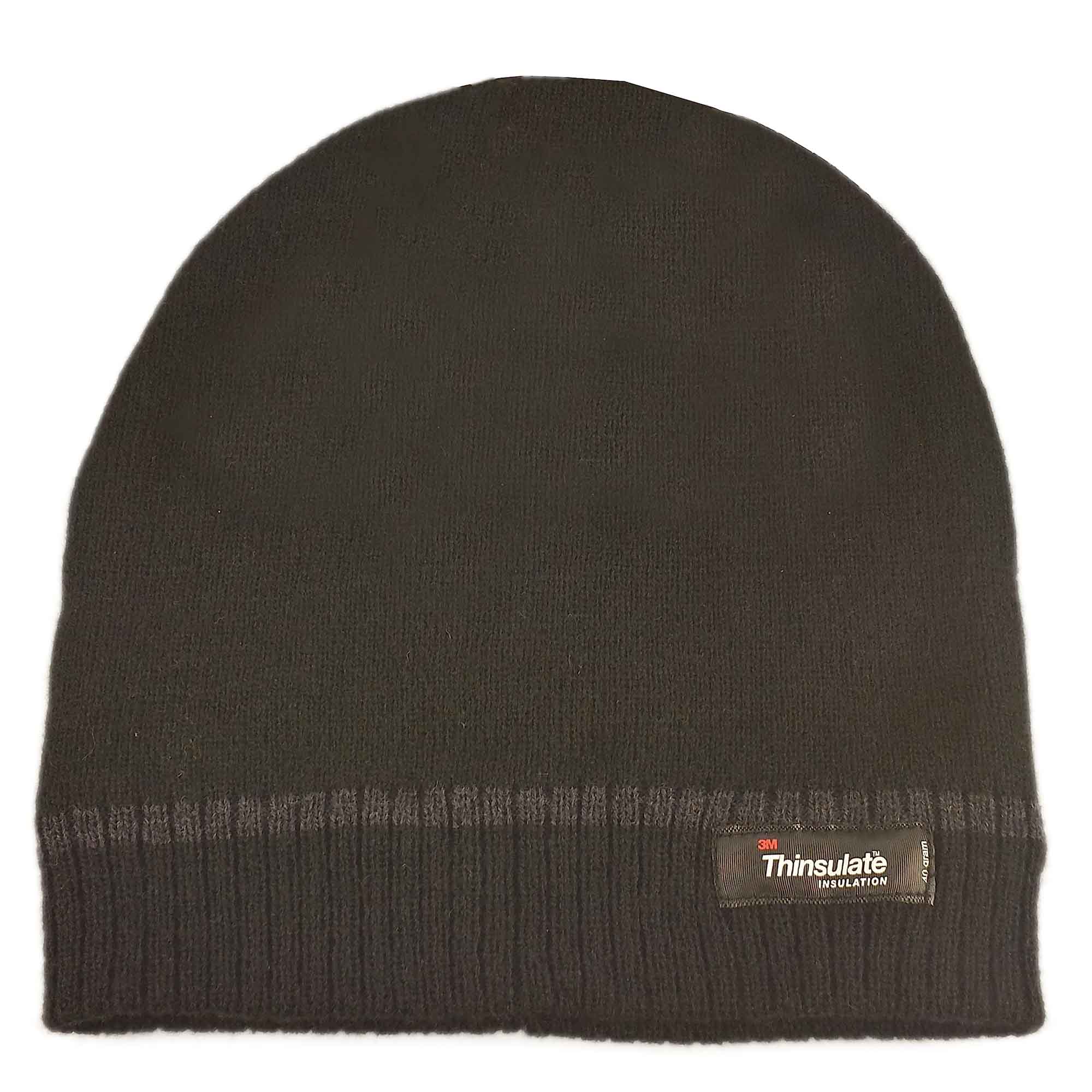 Pack of 2 Mens Stripe Fleece Beanie Hat with 3M Thinsulate Insulation Quick Drying Lightweight Winter Thermal Protection for Skiing Hiking Outdoor by Sock Stack