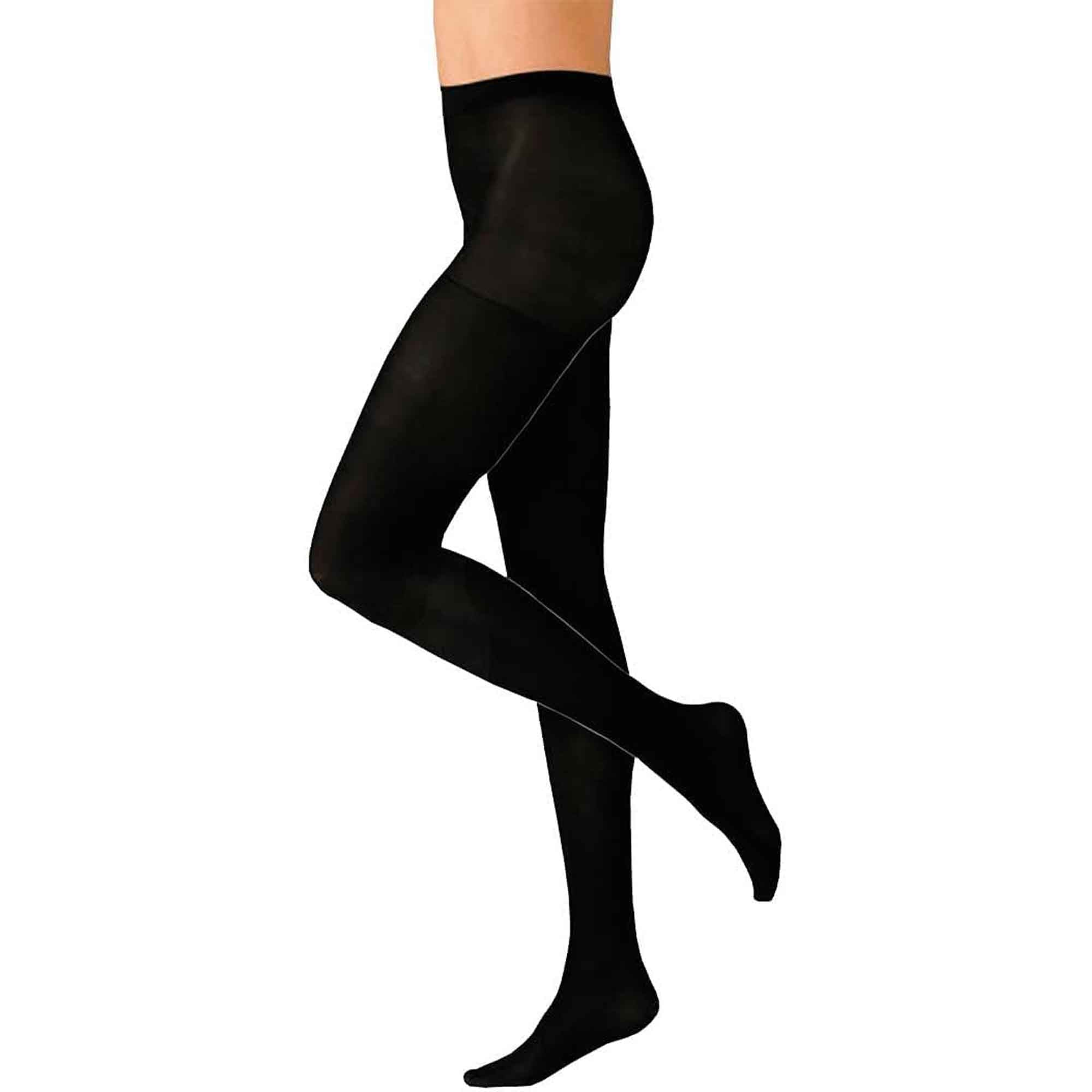 Pack of 3 Women's Black Thermal Tights 140 Denier Soft Cozy Winter Warmth Comfortable Fit Multiple Sizes Ideal for Cold Weather Fashion by Heatwave Thermalwear