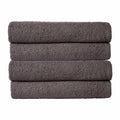 Pack of 4 Large Quick-Drying Lightweight Easycare Indus Valley Cotton Bath Sheets 80x140cm for Home Travel Gym Holidays Multiple Colours by OLIVIA ROCCO