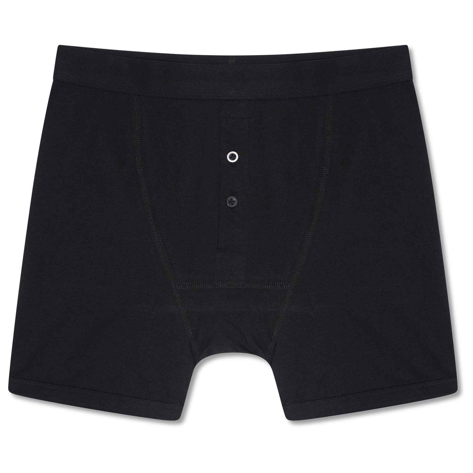 Pack of 5 Men's Cotton Boxer Shorts Button Fly Breathable Stretchy Classic Trunks Premium Comfort Everyday Wear Gym Sports Sock Stack