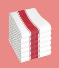 Pack of 6 Herringbone 100% Cotton High Absorbency Tea Towels Durable Luxurious Kitchen Dish Cloths 50 x 75 cm by OLIVIA ROCCO
