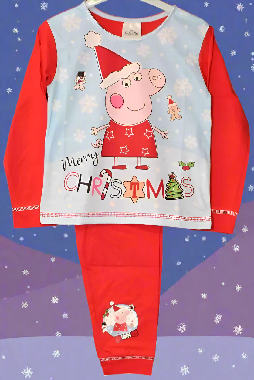 Peppa Pig Christmas Kids Pyjamas