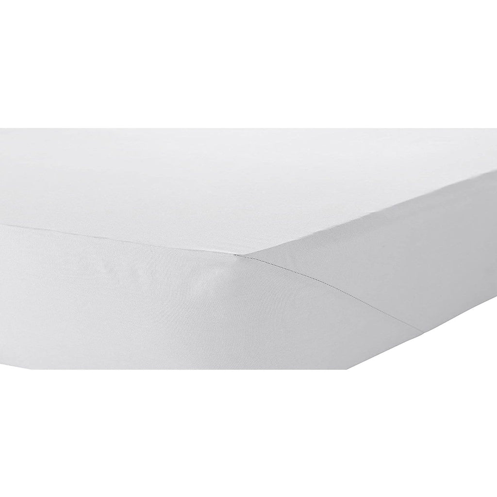 Percale Super Soft Fitted Sheet 180 TC Indus Valley Cotton Linen Durable Comfortable Bedding Multiple Sizes and Colours by OLIVIA ROCCO